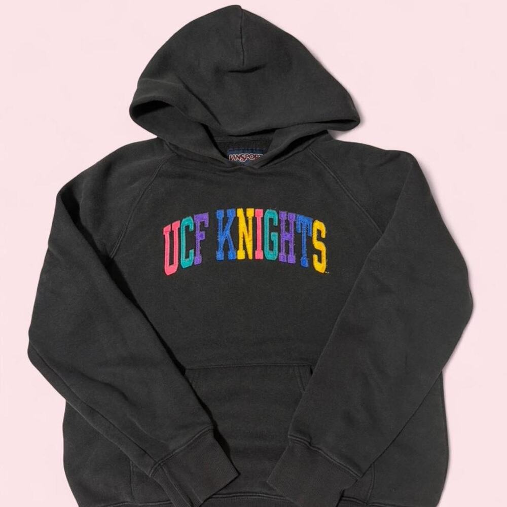 Jansport University of Central Florida UCF Knights black hoodie Size Medium